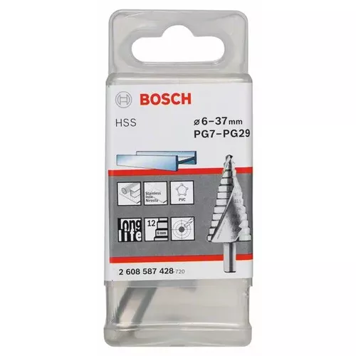 Stupňovitý vrták HSS  BOSCH 2608587428