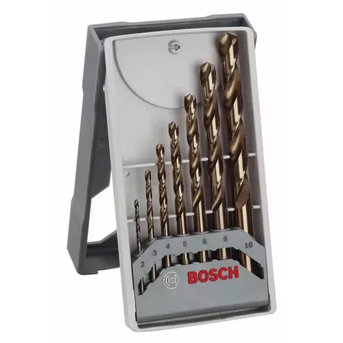 7dílná sada spirálových vrtáků do kovu HSS-Co, Mini-X-Line, 135° 2–10 mm  BOSCH 2608589296