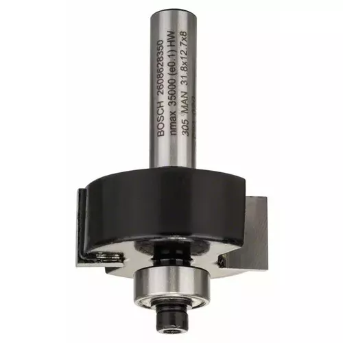 Falcovací stopková fréza, 8 mm, B 9,5 mm, D 31,8 mm, L 12,5 mm, G 54 mm  BOSCH 2608628350