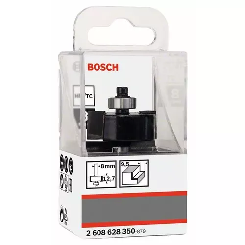 Falcovací stopková fréza, 8 mm, B 9,5 mm, D 31,8 mm, L 12,5 mm, G 54 mm  BOSCH 2608628350