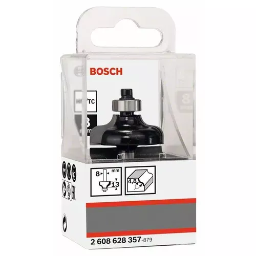 Fréza na tvorbu hran F, 8 mm, R1 4,8 mm, D 31,8 mm, L 12,4 mm, G 54 mm  BOSCH 2608628357