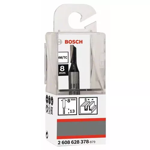 Drážkovací fréza, 8 mm, D1 5 mm, L 12,7 mm, G 51 mm  BOSCH 2608628378