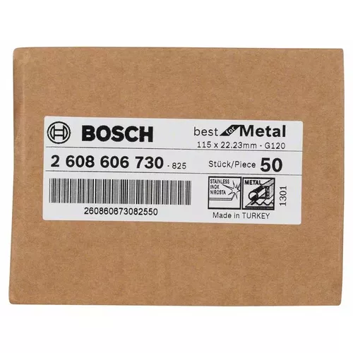 Fíbrový brusný kotouč R574, Best for Metal  BOSCH 2608606730