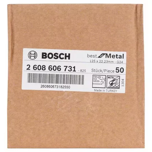 Fíbrový brusný kotouč R574, Best for Metal  BOSCH 2608606731