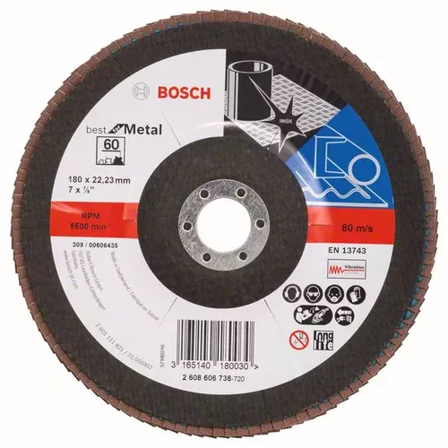 Lamelový brusný kotouč X571, Best for Metal  BOSCH 2608606738