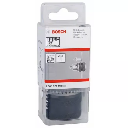 Sklíčidla s ozubeným věncem do 13 mm  BOSCH 1608571048