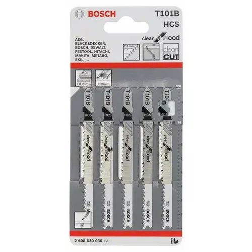 Pilový plátek do kmitací pily T 101 B  BOSCH 2608630030