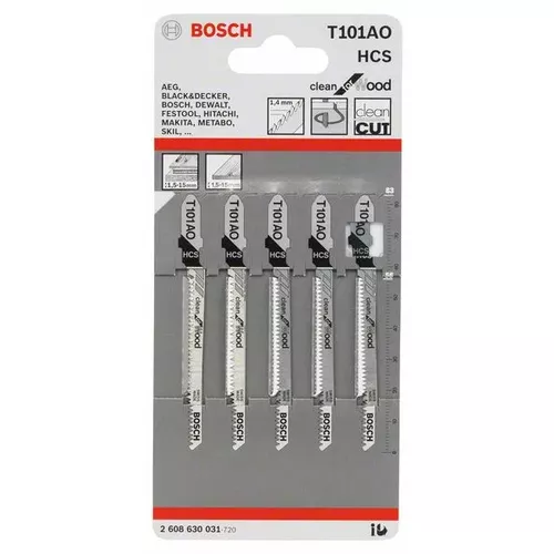 Pilový plátek do kmitací pily T 101 AO  BOSCH 2608630031