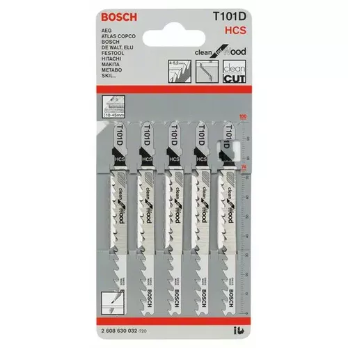 Pilový plátek do kmitací pily T 101 D  BOSCH 2608630032