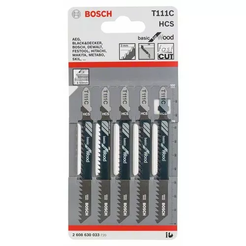 Pilový plátek do kmitací pily T 111 C  BOSCH 2608630033