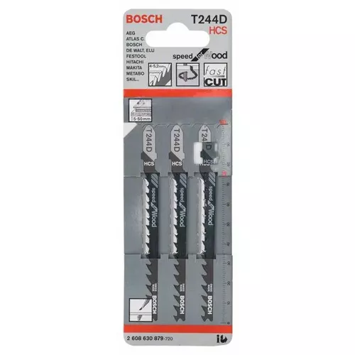 Pilový plátek do kmitací pily T 244 D  BOSCH 2608630879