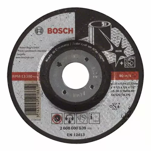 Hrubovací kotouč profilovaný Expert for Inox  BOSCH 2608600539