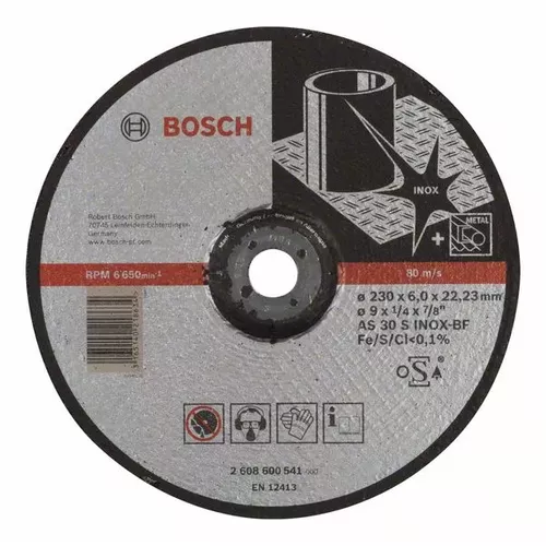 Hrubovací kotouč profilovaný Expert for Inox  BOSCH 2608600541