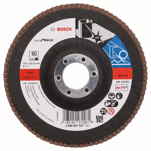 Lamelový brusný kotouč X571, Best for Metal  BOSCH 2608607327