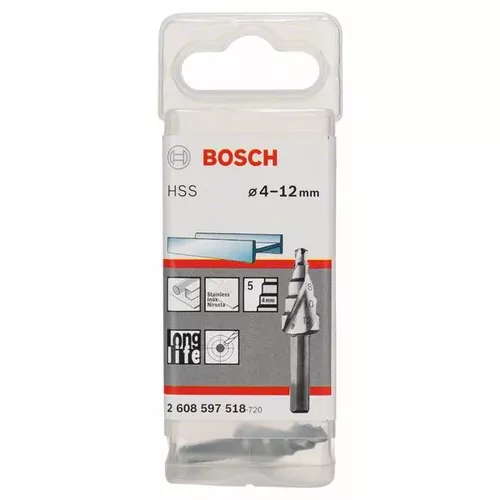 Stupňovitý vrták HSS  BOSCH 2608597518