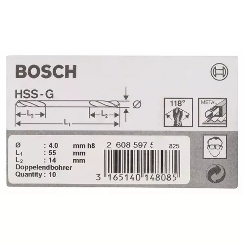 Oboustranný vrták  BOSCH 2608597588