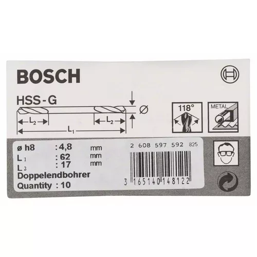 Oboustranný vrták  BOSCH 2608597592