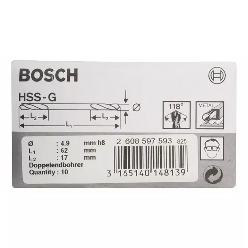 Oboustranný vrták  BOSCH 2608597593