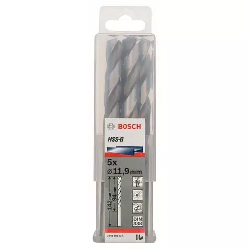 Vrtáky do kovu HSS-G, DIN 338  BOSCH 2608585537