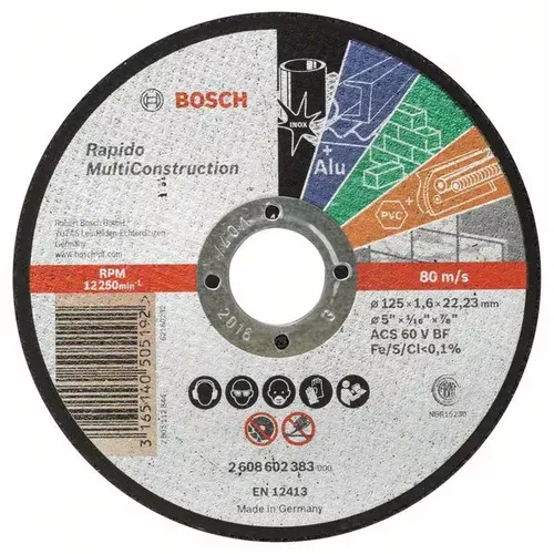 Dělicí kotouč rovný Rapido Multi Construction  BOSCH 2608602383