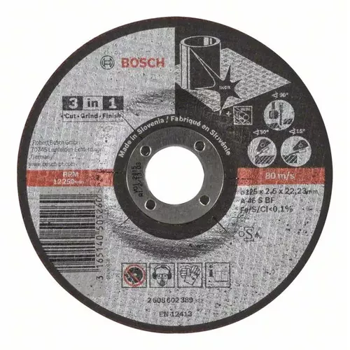 Dělicí kotouč 3 v 1  BOSCH 2608602389