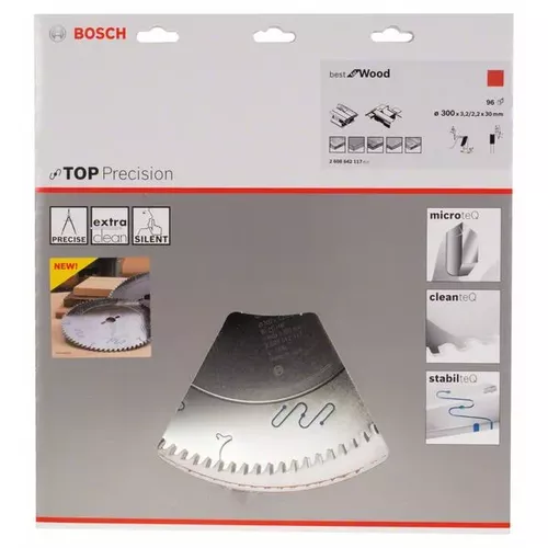 Pilový kotouč do okružních pil Top Precision Best for Wood BOSCH 2608642117