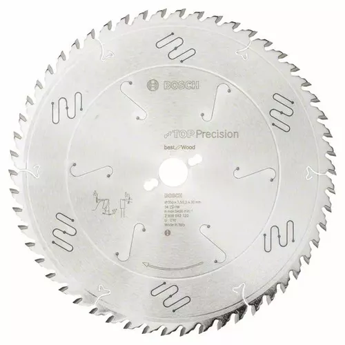 Pilový kotouč do okružních pil Top Precision Best for Wood BOSCH 2608642120