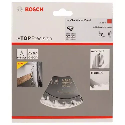 Předřezový kotouč Top Precision Laminated Panel BOSCH 2608642131