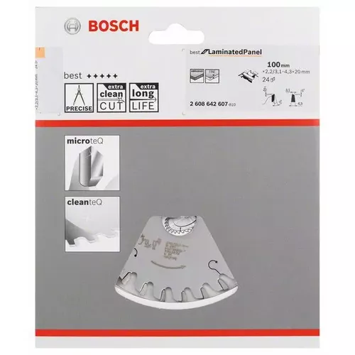 Kónický předřezávací kotouč Best for Laminated Panel BOSCH 2608642607