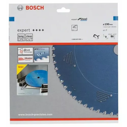 Pilový kotouč do okružních pil Expert for Steel BOSCH 2608643056