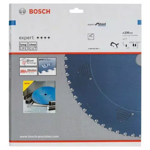 Pilový kotouč do okružních pil Expert for Steel BOSCH 2608643058