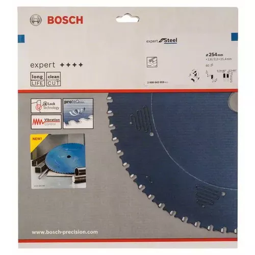 Pilový kotouč do okružních pil Expert for Steel BOSCH 2608643059