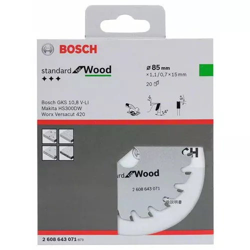 Pilový kotouč Optiline Wood  BOSCH 2608643071