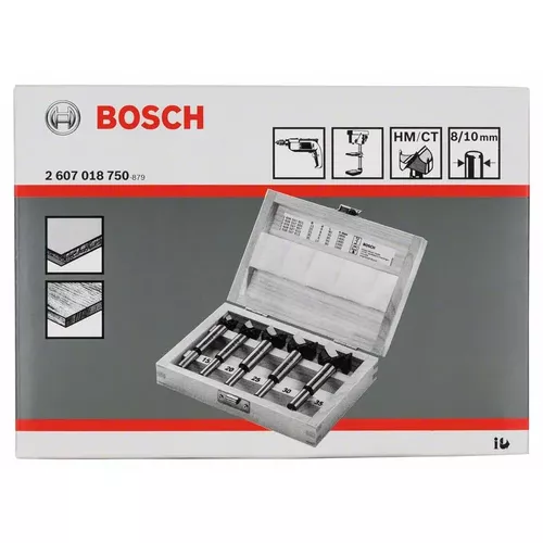 5dílná sada sukovníků osazených tvrdokovem 15–35 mm  BOSCH 2607018750