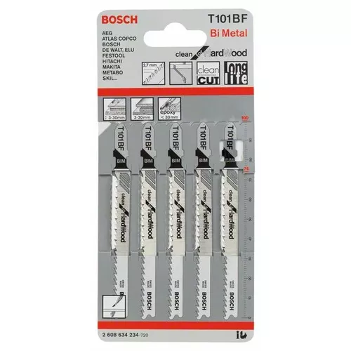 Pilový plátek do kmitací pilky T 101 BF  BOSCH 2608634234