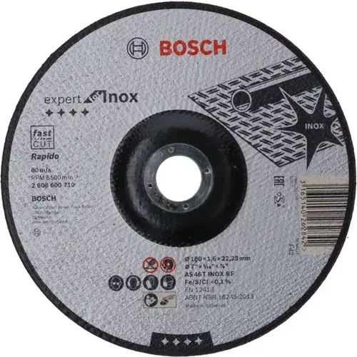 Dělicí kotouč profilovaný Expert for Inox - Rapido  BOSCH 2608600710