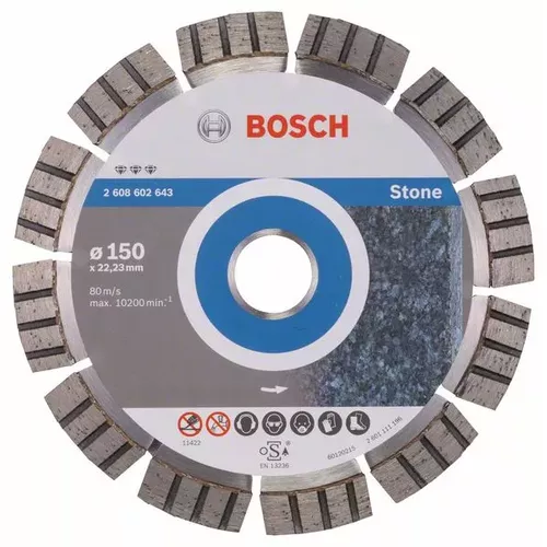 Diamantový dělicí kotouč Best for Stone  BOSCH 2608602643