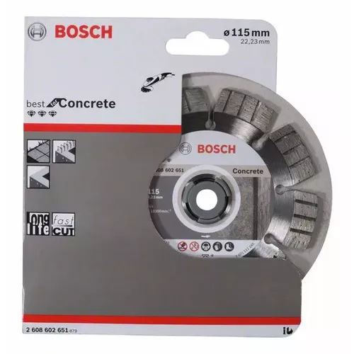 Diamantový dělicí kotouč Best for Concrete  BOSCH 2608602651