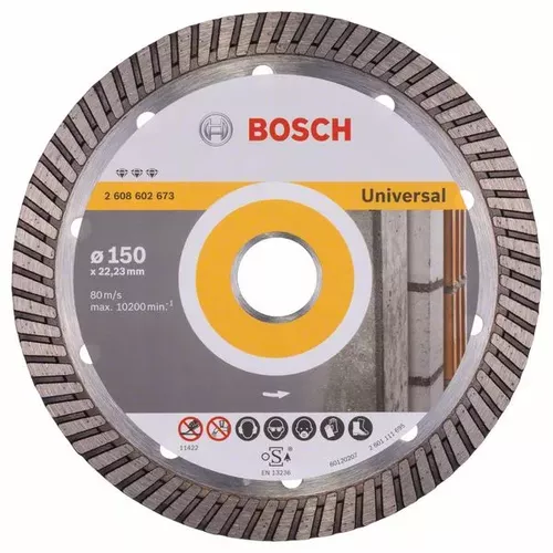 Diamantový dělicí kotouč Best for Universal Turbo  BOSCH 2608602673