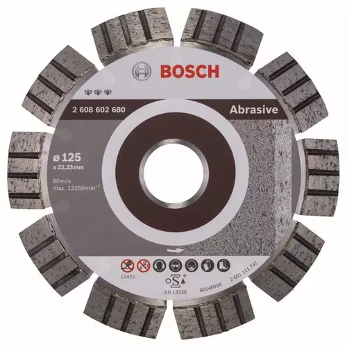 Diamantový dělicí kotouč Best for Abrasive  BOSCH 2608602680