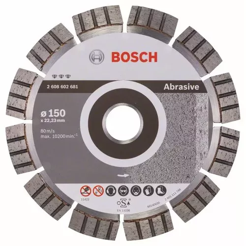 Diamantový dělicí kotouč Best for Abrasive  BOSCH 2608602681