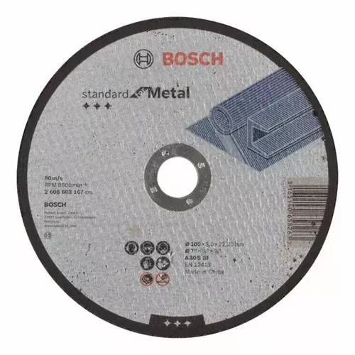 Dělicí kotouč rovný Standard for Metal  BOSCH 2608603167