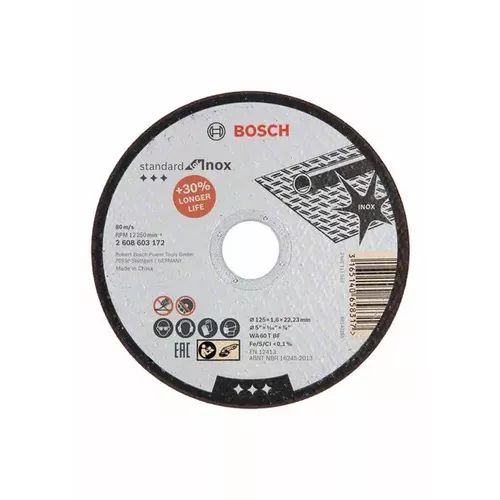 Dělicí kotouč rovný Standard for Inox  BOSCH 2608603172