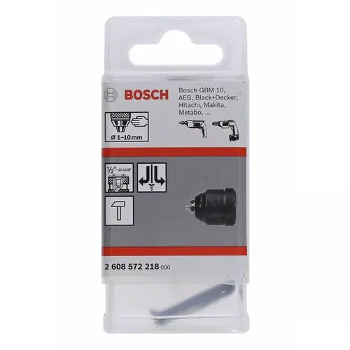 Rychloupínací sklíčidla do 10 mm BOSCH 2608572218