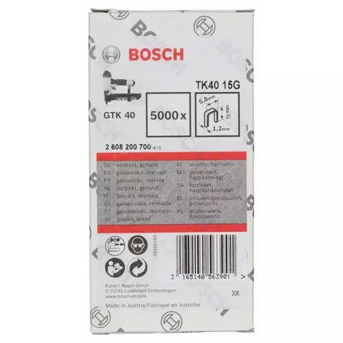 Spona TK40 15G BOSCH 2608200700