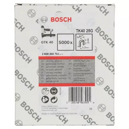 Spona TK40 25G BOSCH 2608200702