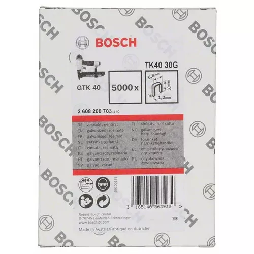 Spona TK40 30G BOSCH 2608200703