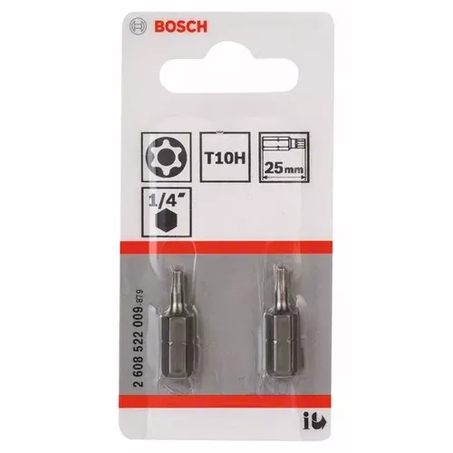 Šroubovací bit T10H Security Torx® zvlášť tvrdý Extra-Hart  BOSCH 2608522009