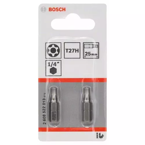 Šroubovací bit T27H Security Torx® zvlášť tvrdý Extra-Hart  BOSCH 2608522013