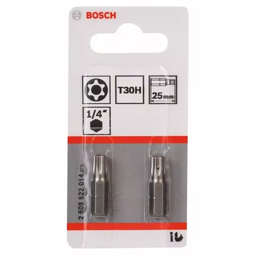 Šroubovací bit T30H Security Torx® zvlášť tvrdý Extra-Hart  BOSCH 2608522014